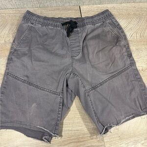 No Boundaries Men's Charcoal Hybrid Shorts